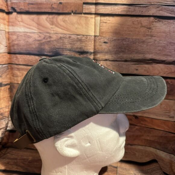 Texas Tech Red Raiders Hat Distressed Adjustable Leather Strapback Cap True - Picture 2 of 7